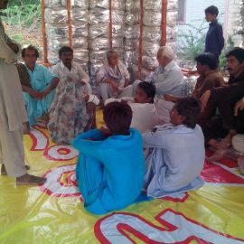 Chandi technology being sent to Thar Hospital Waiting Room put up by Gul Bahao at Mithi, Tharparkar