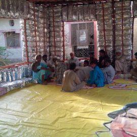 Gul Bahao to put up Chandi Ghars in Tharparkar Hospital Waiting Room put up by Gul Bahao at Mithi, Tharparkar