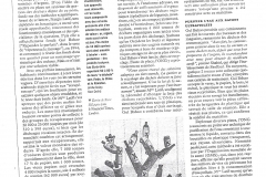 "Courier internation Gul Bahao coverage by french magazine"