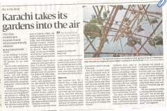 "Karachi takes its gardens into the air"
