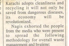 "Gul Bahao organized cleaner karachi against dengue fever campaign"