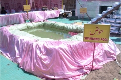 Gul Bahao's Water Pond innovation being displayed during an exhibition