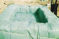 Gul Bahao's Water Pond innovation being displayed during an exhibition