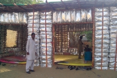 A Person stands outside Chandi Ghar located at Mithi Hospital Tharparkar