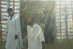 People walking outside Chandi Ghar located at Mithi Hospital Tharparkar