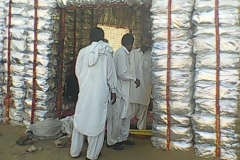 People waiting outside Chandi Ghar located at Mithi Hospital Tharparkar