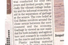 "Karachi a waste gold mine" published by The News