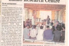 NED students visit Gul Bahao research centre published by The News