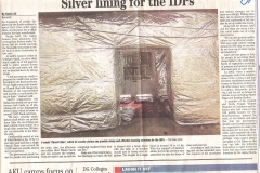 "Silver lining for the IDPs" published by The News